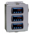 Precision Digital PDA2703 Steel NEMA 4 Horizontal Enclosure, 11.5 x 8.9 x 4in, 3 Cutouts-