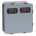 Precision Digital PDA2704-2 Steel NEMA 4 Horizontal Enclosure, 13.5 x 12.9 x 6in, 2 Cutouts-