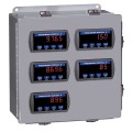 Precision Digital PDA2705 Steel NEMA 4 Horizontal Enclosure, 13.5 x 12.9 x 6in, 5 Cutouts-