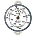 PTC Instruments 314DST1 Dual-Scale Tab Mount Thermometer, 50 to 750&amp;deg;F/10 to 400&amp;deg;C-