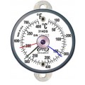 PTC Instruments 314DST1MM Dual-Scale Tab Mount Thermometer with max-min hands, 50 to 750&amp;deg;F/10 to 400&amp;deg;C-