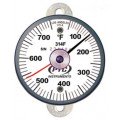 PTC Instruments 314FT1L Tab Mount Surface Thermometer with ancillary hand, 50 to 750&amp;deg;F-