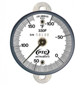 PTC Instruments 330FT1 Tab Mount Surface Thermometer, -100 to 160&amp;deg;F-