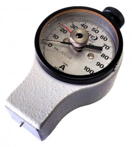 PTC Instruments 408 Ergo Durometer Shore A Scale, 0 to 100 points-