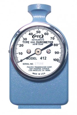 PTC Instruments 412 ASTM OOO Analog Durometer, 0 to 100 points-