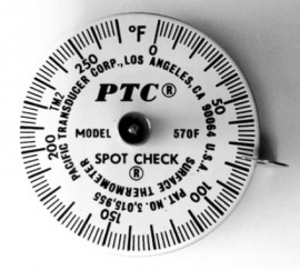 PTC Instruments 570F Spot Check Thermometer, 0 to 270&amp;deg;F-