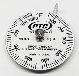 PTC Instruments 573F Spot Check Thermometer, 50 to 1,000&amp;deg;F-