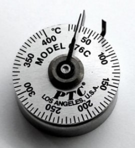 PTC Instruments 676C Miniature Spot Check Surface Thermometer, 10 to 400&amp;deg;C-