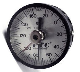 PTC Instruments 820FL Air Monitoring Thermometer with lazy hand, 0 to 500&amp;deg;F-