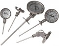 Pyromation BMI3S49-012-9HN-G-P-1170 Bi-Metal Thermometer, 1/2" NPT, 0 to 220&amp;deg;F -