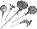Pyromation BMI5A49-009-9HN-G-P-1270 Bi-Metal Thermometer, 1/2" NPT, 50 to 500&amp;deg;F -
