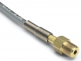 Ralston 1M1M-HOS-8ft Quick-Test Hose, 0.13" NPT hose ends, 8' L-