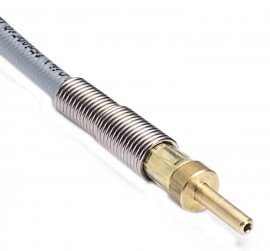 Ralston 1P1P-HOS-6ft Quick-Test Microbore Hose, 6900 psi, &amp;frac18;&amp;quot; tube stub brass hose end-