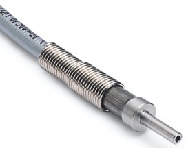 Ralston 1S1S-HOS-50ft Quick-Test Hose, 0.13" stainless-steel tube stub ends, 50' L-