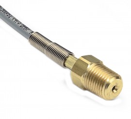 Ralston 2M2M-HOS-2ft Quick-Test Hose, &amp;frac14;&amp;quot; NPT brass hose end-