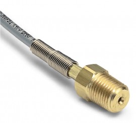 Ralston 2M2M-HOS-6m Quick-Test Hose, 0.25" NPT brass hose ends, 6 m L-