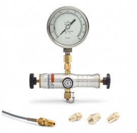 Ralston DP0V-30psiG-M &amp;frac14;&amp;quot; Male NPT x Male Quick-Test with check-valve, brass-