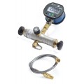 Ralston DP0V Pneumatic Pump Kit with 100 psi/700 kPa LC20 gauge, 3ft hose, 1/4&quot; MNPT adapter-
