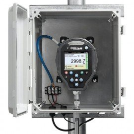 Ralston FLP1-GV-XF-EH Pressure FieldLab Instrument with weatherproof enclosure and pole mounting hardware, 10,000 psi-