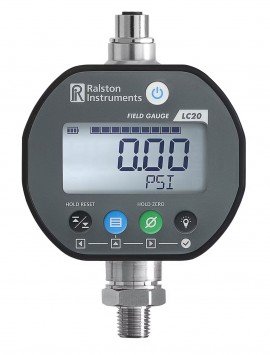 Ralston Field Gauge LC20 Pressure and Temperature Sensor Gauge with &amp;frac14;&amp;quot; male NPT connection, 300 psi, -22 to 302&amp;deg;F-