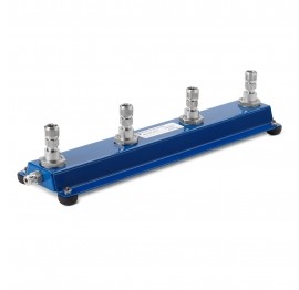 Ralston MF4S-XF-XM-PL 4 Port Manifold with Quick-test XT connections, 10,000 psi, 316 stainless steel-