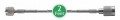 Ralston Q2SL-HOS-2FT Quick-Test Microbore Hose, 6900 psi-