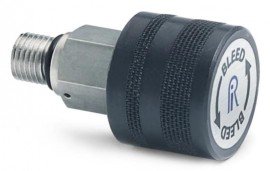 Ralston QSCM-0020-ST Bleed Valve Assembly with short &amp;frac38;&amp;quot;-24 threads, stainless steel-