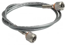 Ralston QSQS-HOS-3FT Quick-test Microbore Hose with stainless steel ends, 6900 psi, 3'-