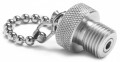 Ralston QTFT-PLGS Stainless-Steel Quick-Test Hose Plug and Chain-