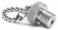 Ralston QTFT-PLGS Stainless-Steel Quick-Test Hose Plug and Chain-