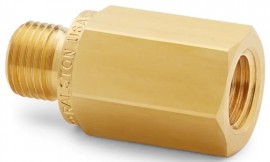 Ralston QTHA-1FB0 Brass Quick-Test Connector, 0.125&quot; female NPT x male QT-