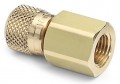 Ralston QTHA-1FBA Female NPT x Female Quick-Test Adapter, 0.13", brass-