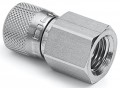 Ralston QTHA-2FSA Stainless-Steel Quick-Test Connector, 0.25" female NPT x female QT-