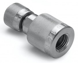 Ralston QTHA-2FSA-RG-QD Female BSPP Quick-Disconnect x Female Quick-Test Adapter, 0.25", stainless steel-
