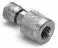 Ralston QTHA-2FSA-RG-QD Female BSPP Quick-Disconnect x Female Quick-Test Adapter, 0.25&quot;, stainless steel-