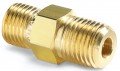 Ralston QTHA-2MB1 Brass Quick-Test Connector, 0.25&quot; male NPT x male QT, check-valve-