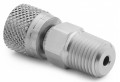 Ralston QTHA-2MSA Male NPT x Female Quick-Test Adapter, 0.25", stainless steel-