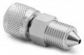 Ralston QTHA-2MSA-XH Stainless-Steel Connector, 0.25" male high pressure x female Quick-Test, no check-valve-