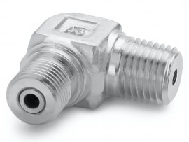 Ralston QTHA-2MSL 0.25" Male NPT x 90&amp;deg; Male Quick-Test Elbow-