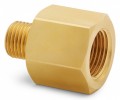 Ralston QTHA-3FB0-RG G Female BSPP (ISO 228/1) x Male Quick-Test Adapter, 0.38", brass-