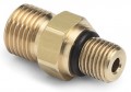 Ralston QTHA-3SB0 Quick-Test Adapter, brass, 3/8-24 male SAE x male-