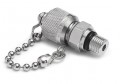 Ralston QTHA-3SS1-QS Quick-Test Inlet Port with check valve for the SP0V, stainless steel-