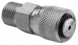 Ralston QTHA-3TS0 Tube Fitting Quick-test Adapter, 5000 psi, &amp;frac38;&amp;quot; male NPT-