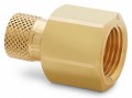 Ralston QTHA-4FBA-RG G Female BSPP (ISO 228/1) x Female Quick-Test Adapter, 0.5&quot;, brass-