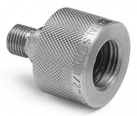 Ralston QTHA-4FS0-QD Female NPT Quick-Connect x Male Quick-Test Adapter, 0.5", stainless steel-