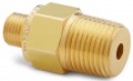 Ralston QTHA-4MB0 Male NPT x Male Quick-Test Adapter, 0.5", brass-