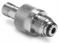 Ralston QTHA-4MS0-AN-QD Stainless-Steel Connector, 0.5&quot; male 37&amp;deg; flare (H04 AN/JIC) x male Quick-Test-