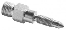 Ralston QTHA-FRS0 DP Transmitter Quick-test Adapter, 5000 psi, <sup>5</sup>&amp;frasl;<sub>16</sub>&amp;quot;-24 UNF-