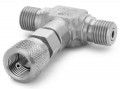Ralston QTHA-HHCS Stainless-Steel Branch Tee Connector, male QT run x male QT run x female QT-