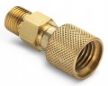 Ralston QTHA-MFB0-1620 Brass Connector, 1620 female minimess x male Quick-Test-